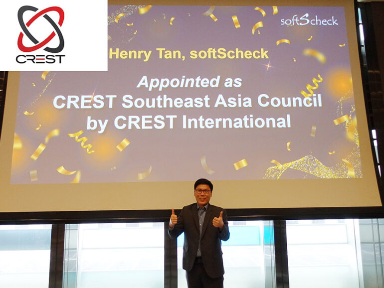 softScheck’s CEO, Henry H. Tan – Elected as one of the CREST Southeast Asia Council Members
